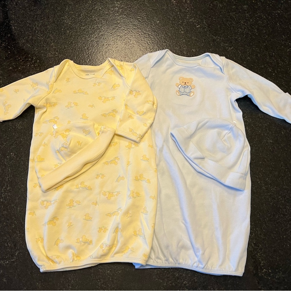 Little Me Yellow and Blue Sleep Sacks